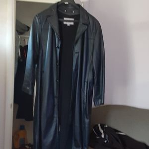 Leather trench